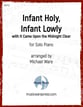 Infant Holy, Infant Lowly with It Came Upon the Midnight Clear piano sheet music cover